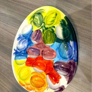 Anthropologie Devil Eggs Plate (Retired)